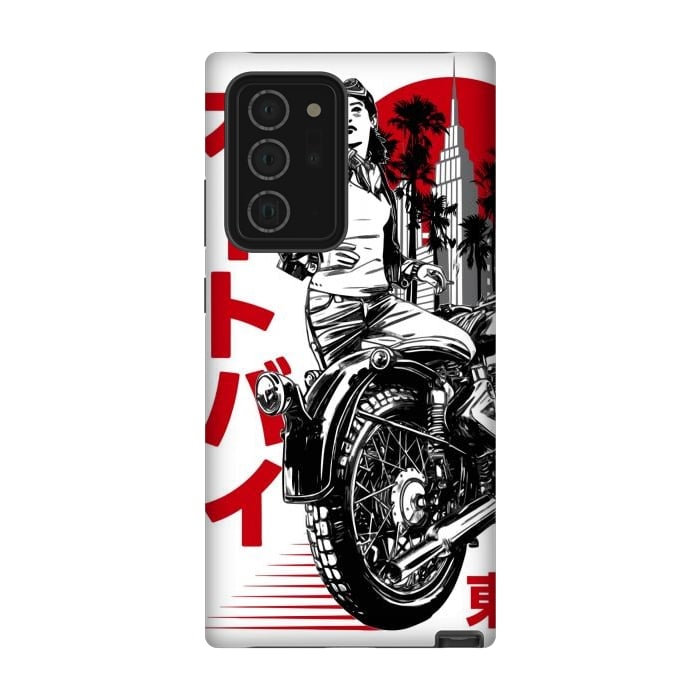 Galaxy Note 20 Ultra StrongFit Urban Japanese Motorcycle by LM2Kone