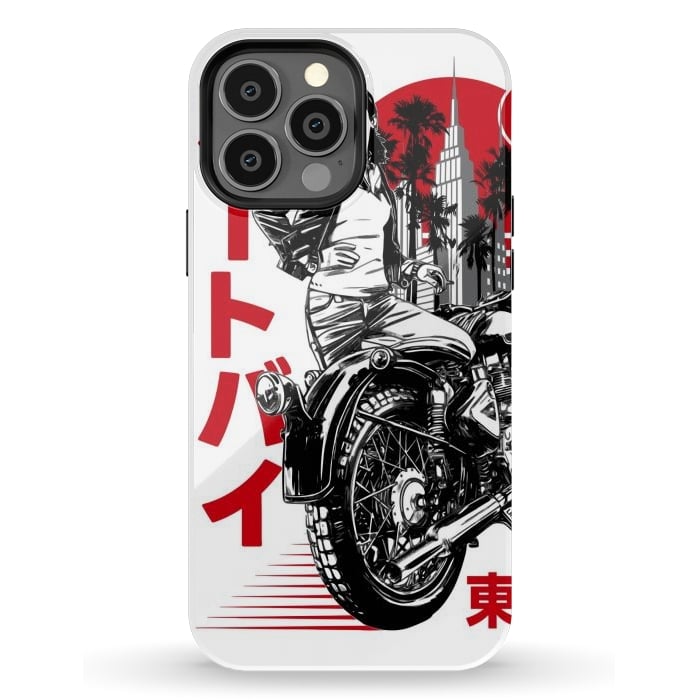 iPhone 13 Pro Max StrongFit Urban Japanese Motorcycle by LM2Kone