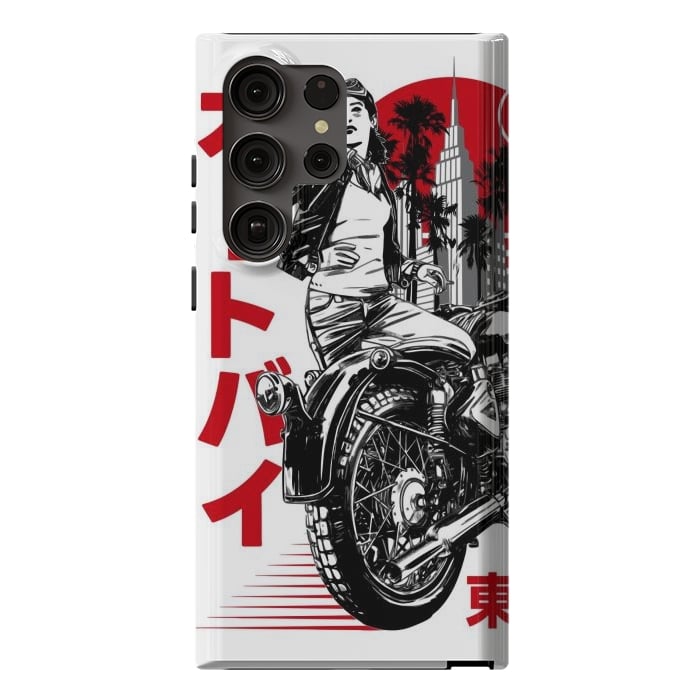 Galaxy S23 Ultra StrongFit Urban Japanese Motorcycle by LM2Kone