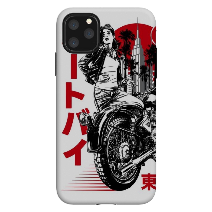iPhone 11 Pro Max StrongFit Urban Japanese Motorcycle by LM2Kone
