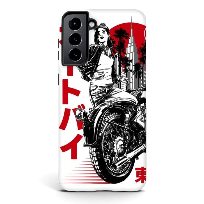 Galaxy S21 StrongFit Urban Japanese Motorcycle by LM2Kone