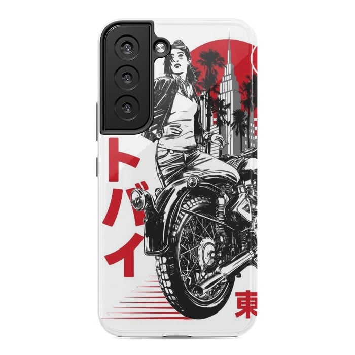 Galaxy S22 StrongFit Urban Japanese Motorcycle by LM2Kone