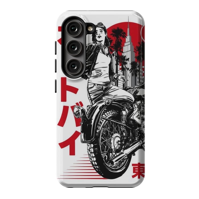 Galaxy S23 StrongFit Urban Japanese Motorcycle by LM2Kone