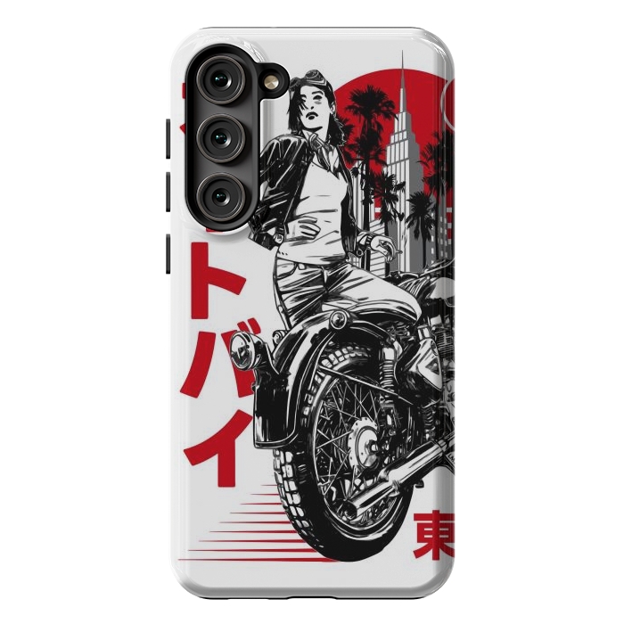 Galaxy S23 Plus StrongFit Urban Japanese Motorcycle by LM2Kone
