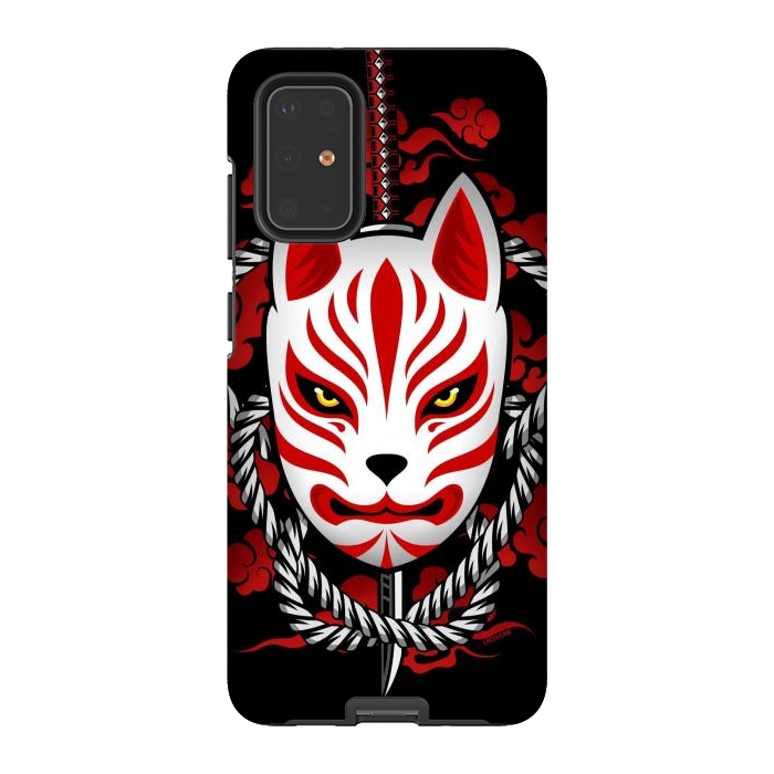 Galaxy S20 Plus StrongFit Kitsune - Red Clouds by LM2Kone