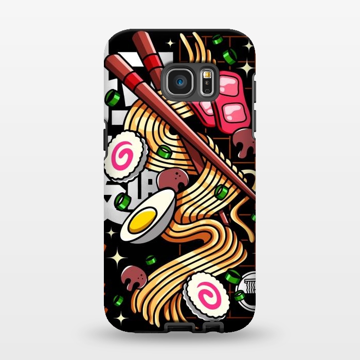 Galaxy S7 EDGE StrongFit Japanese Ramen Noodles by LM2Kone