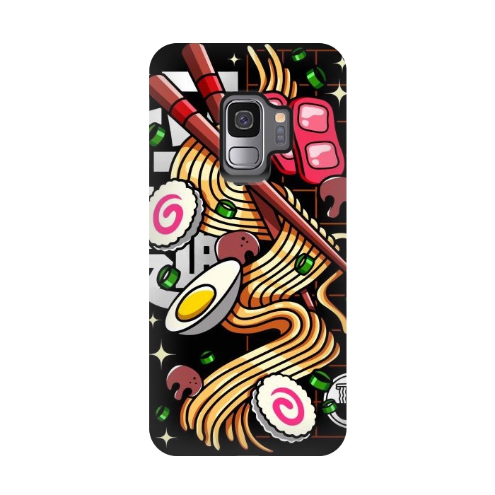 Galaxy S9 StrongFit Japanese Ramen Noodles by LM2Kone