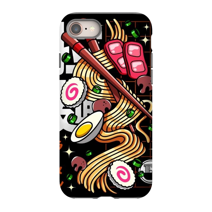iPhone 8 StrongFit Japanese Ramen Noodles by LM2Kone