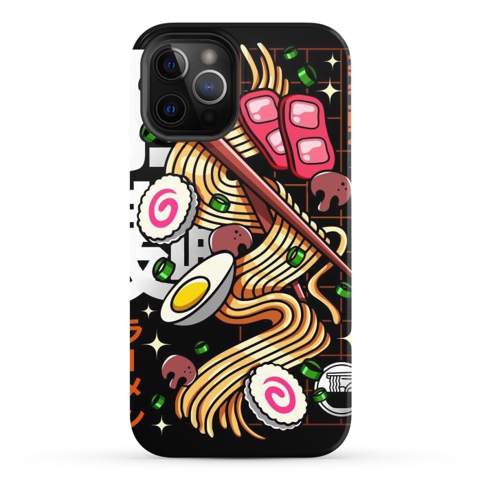 iPhone 12 Pro StrongFit Japanese Ramen Noodles by LM2Kone