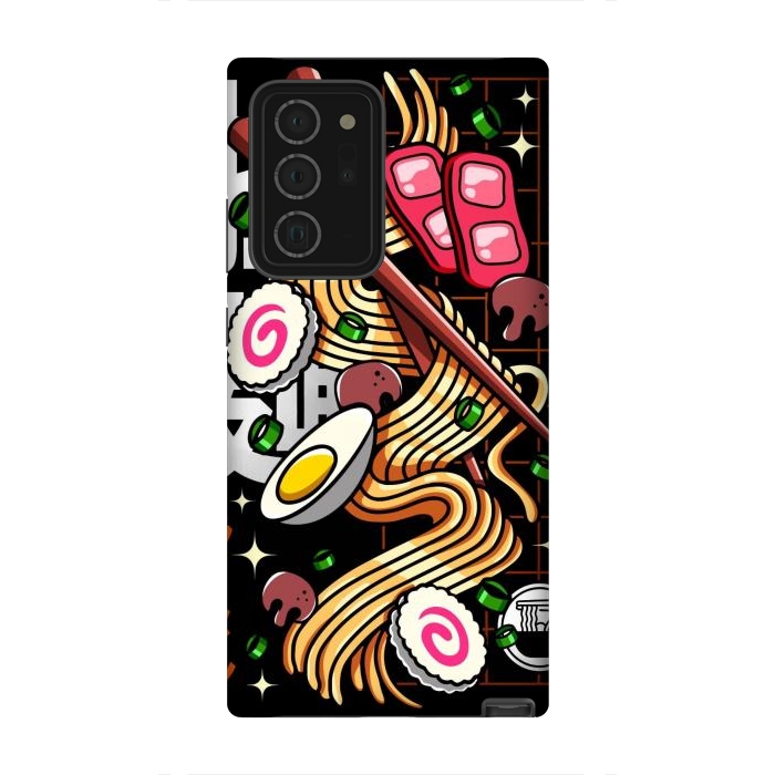 Galaxy Note 20 Ultra StrongFit Japanese Ramen Noodles by LM2Kone