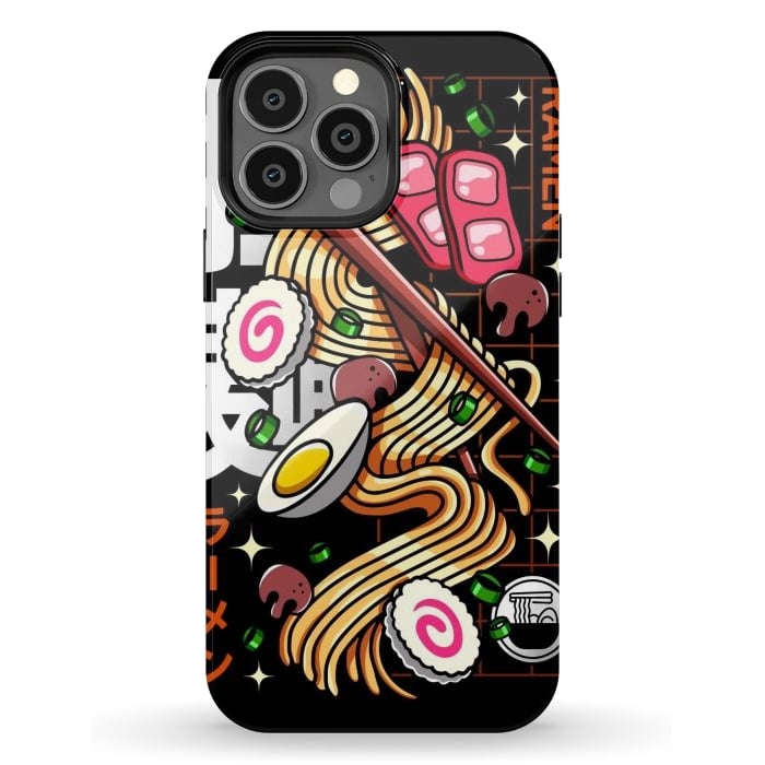 iPhone 13 Pro Max StrongFit Japanese Ramen Noodles by LM2Kone
