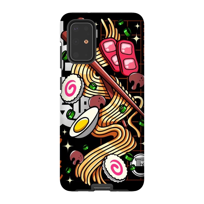 Galaxy S20 Plus StrongFit Japanese Ramen Noodles by LM2Kone