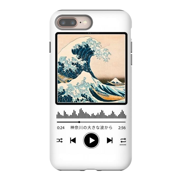 iPhone 7 plus StrongFit Soundtrack - Great Wave off Kanagawa by LM2Kone