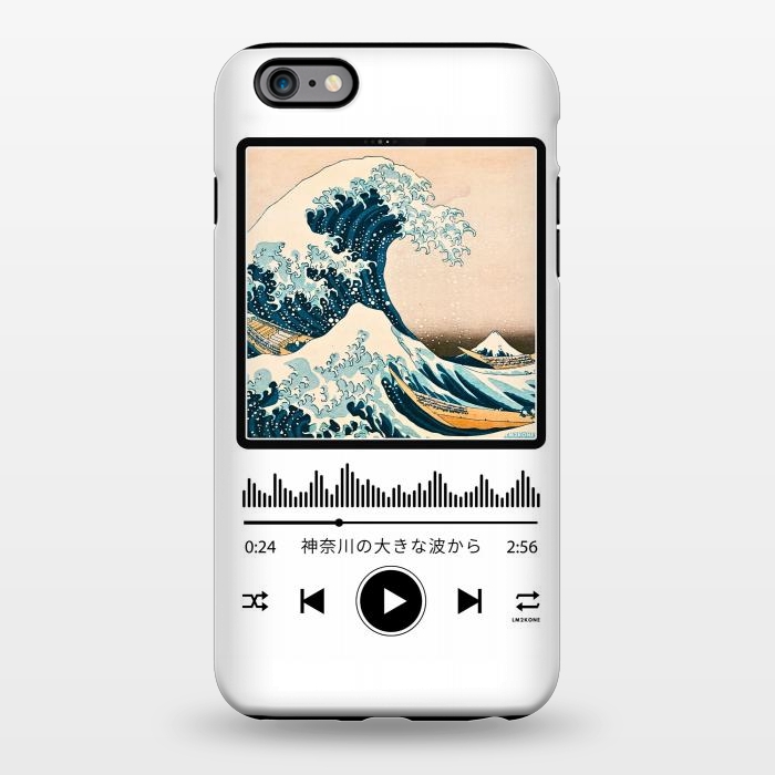 iPhone 6/6s plus StrongFit Soundtrack - Great Wave off Kanagawa by LM2Kone