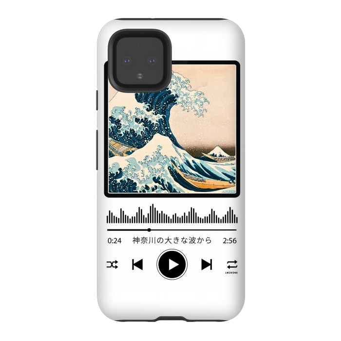 Pixel 4 StrongFit Soundtrack - Great Wave off Kanagawa by LM2Kone