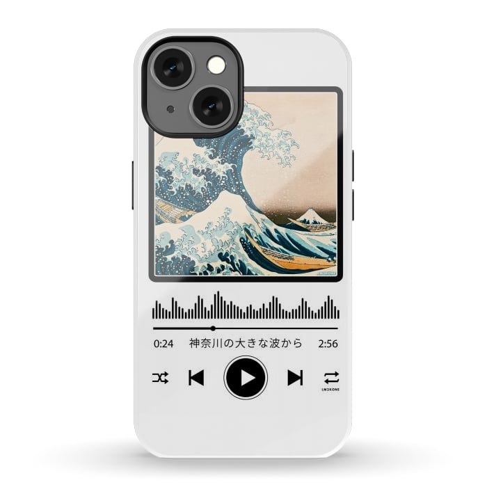iPhone 13 StrongFit Soundtrack - Great Wave off Kanagawa by LM2Kone
