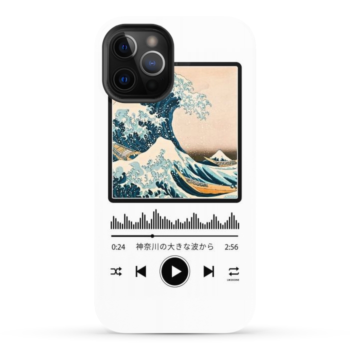iPhone 12 Pro Max StrongFit Soundtrack - Great Wave off Kanagawa by LM2Kone