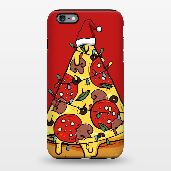 iPhone 6/6s plus StrongFit Merry Christmas Pizza by LM2Kone