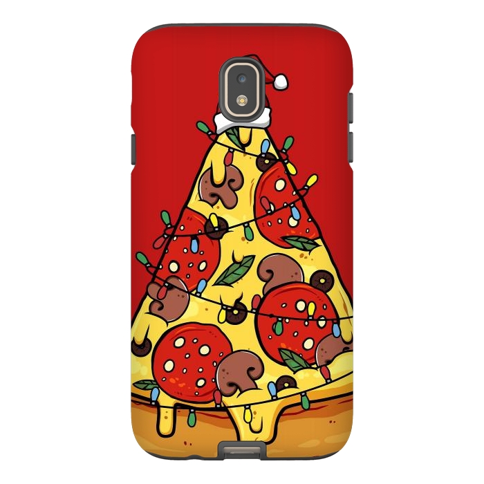 Galaxy J7 StrongFit Merry Christmas Pizza by LM2Kone