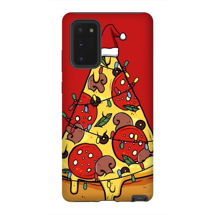 Galaxy Note 20 StrongFit Merry Christmas Pizza by LM2Kone