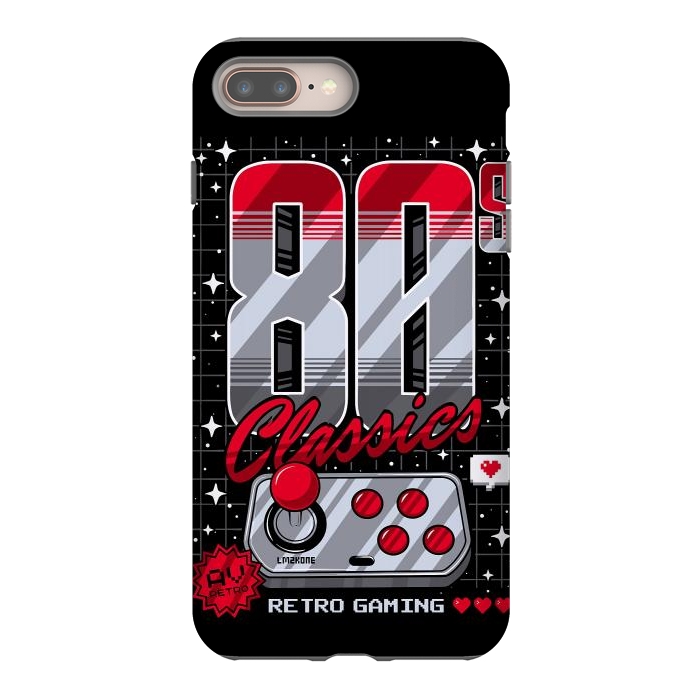 iPhone 7 plus StrongFit 80s Classics Retro Gaming by LM2Kone
