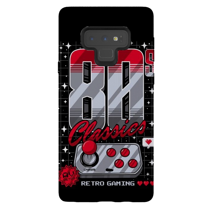 Galaxy Note 9 StrongFit 80s Classics Retro Gaming by LM2Kone
