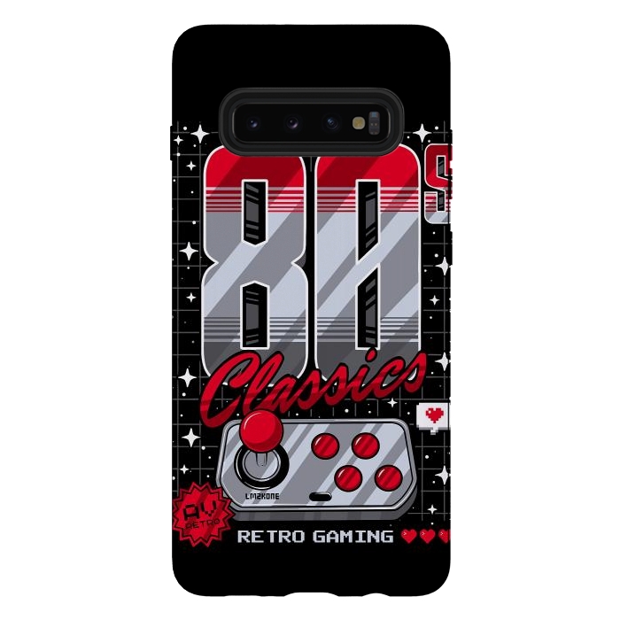 Galaxy S10 plus StrongFit 80s Classics Retro Gaming by LM2Kone