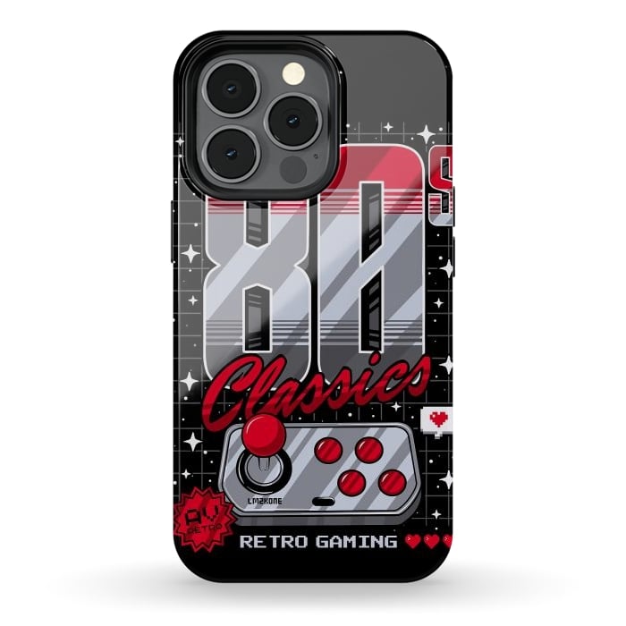 iPhone 13 pro StrongFit 80s Classics Retro Gaming by LM2Kone