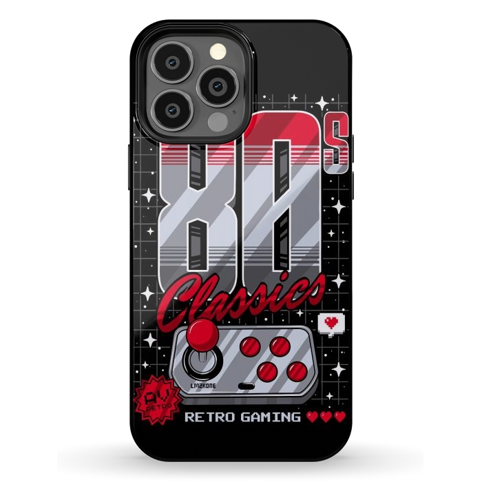 iPhone 13 Pro Max StrongFit 80s Classics Retro Gaming by LM2Kone