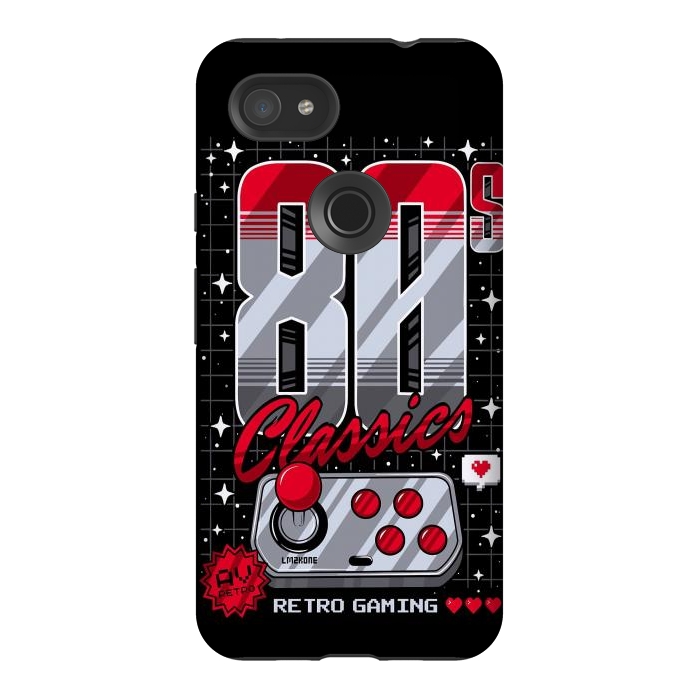 Pixel 3AXL StrongFit 80s Classics Retro Gaming by LM2Kone