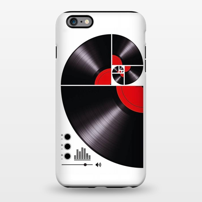 iPhone 6/6s plus StrongFit Fibonacci Spiral Vinyl by LM2Kone
