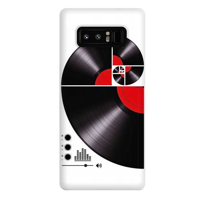 Galaxy Note 8 StrongFit Fibonacci Spiral Vinyl by LM2Kone