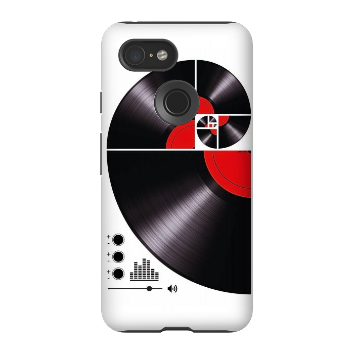 Pixel 3 StrongFit Fibonacci Spiral Vinyl by LM2Kone