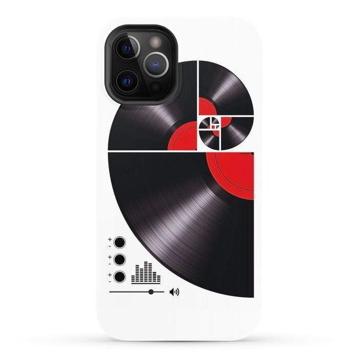 iPhone 12 Pro StrongFit Fibonacci Spiral Vinyl by LM2Kone
