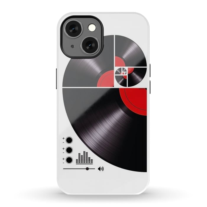 iPhone 13 StrongFit Fibonacci Spiral Vinyl by LM2Kone