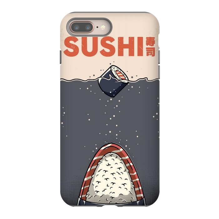 iPhone 8 plus StrongFit SUSHI Shark by LM2Kone