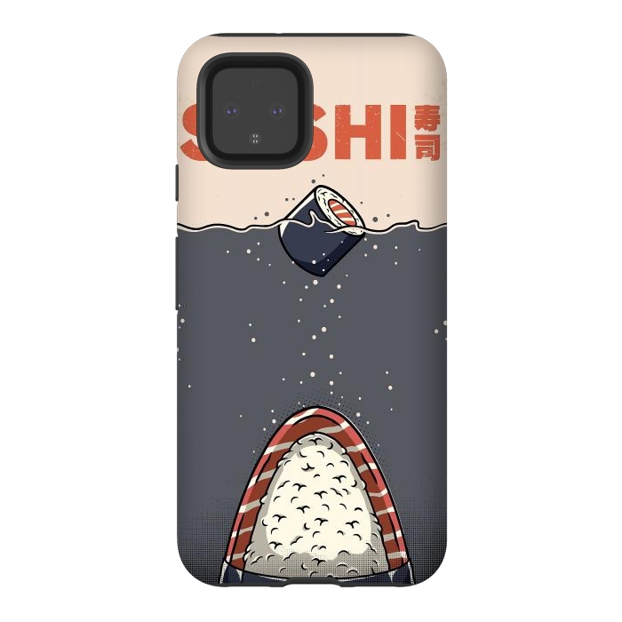 Pixel 4 StrongFit SUSHI Shark by LM2Kone