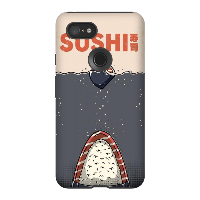 Pixel 3XL StrongFit SUSHI Shark by LM2Kone