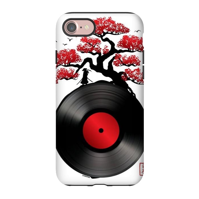 iPhone 7 StrongFit Japanese Music Vinyl by LM2Kone