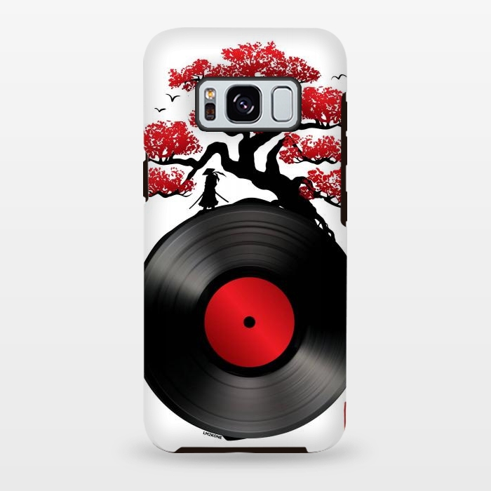 Galaxy S8 plus StrongFit Japanese Music Vinyl by LM2Kone