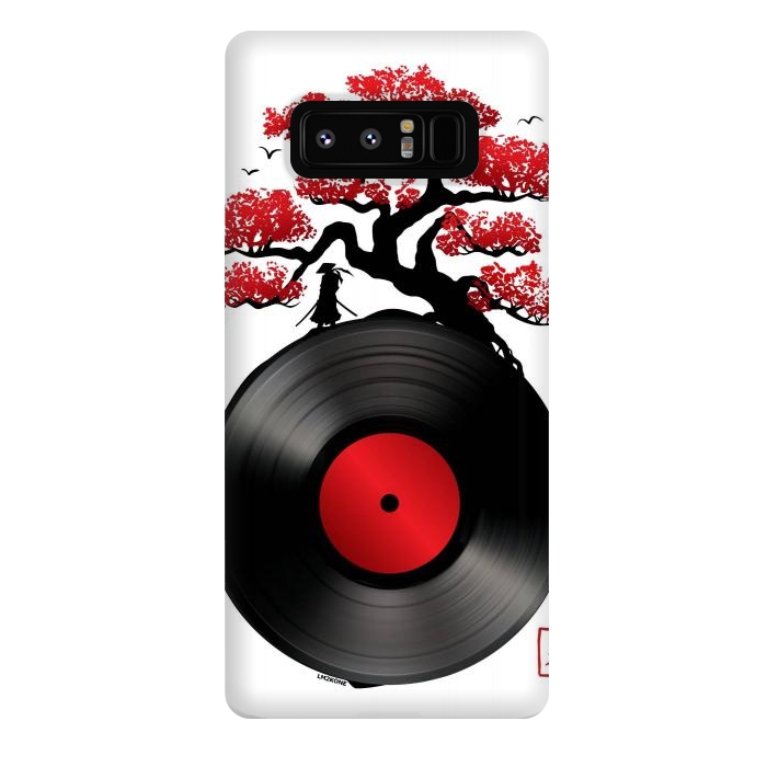 Galaxy Note 8 StrongFit Japanese Music Vinyl by LM2Kone