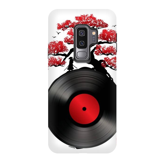 Galaxy S9 plus StrongFit Japanese Music Vinyl by LM2Kone