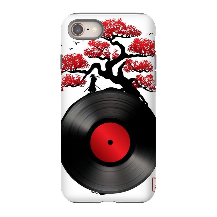 iPhone 8 StrongFit Japanese Music Vinyl by LM2Kone