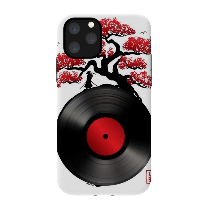 iPhone 11 Pro StrongFit Japanese Music Vinyl by LM2Kone