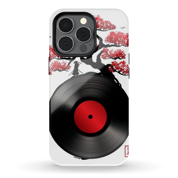 iPhone 13 pro StrongFit Japanese Music Vinyl by LM2Kone