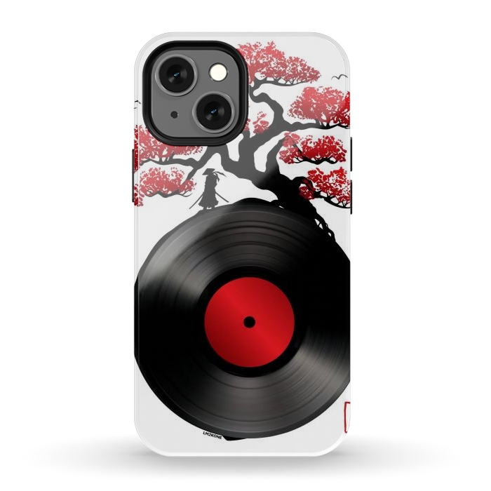 iPhone 13 mini StrongFit Japanese Music Vinyl by LM2Kone