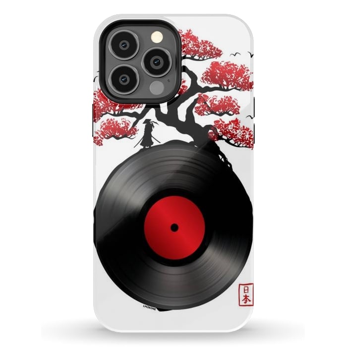 iPhone 13 Pro Max StrongFit Japanese Music Vinyl by LM2Kone