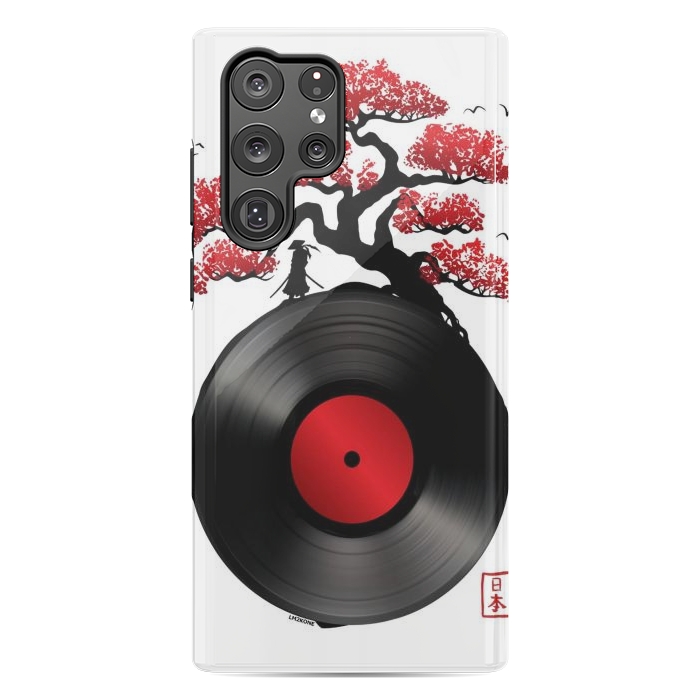 Galaxy S22 Ultra StrongFit Japanese Music Vinyl by LM2Kone