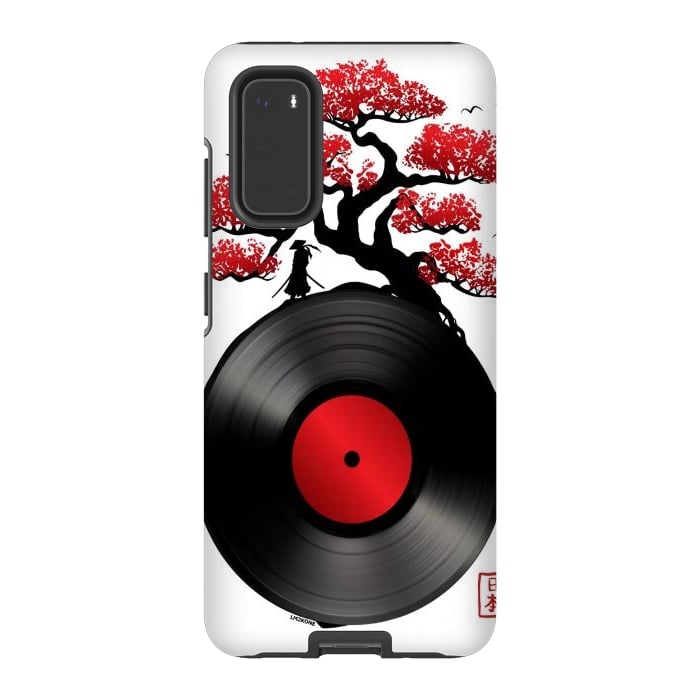 Galaxy S20 StrongFit Japanese Music Vinyl by LM2Kone