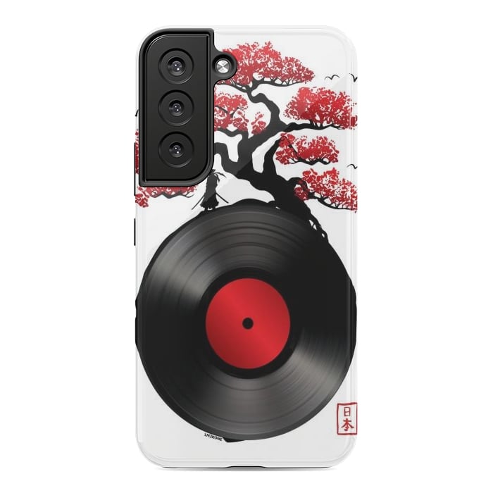 Galaxy S22 StrongFit Japanese Music Vinyl by LM2Kone
